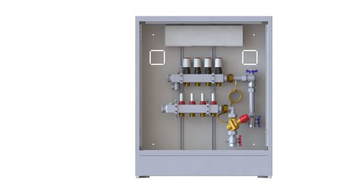 Danfoss-Station-UnoFloor-Comfort-4R-4-HK-rechts-mit-AB-PM-Set-230V-088X3224 gallery number 1